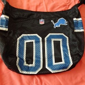 Detroit Lions RARE jersey handbag purse crossbody